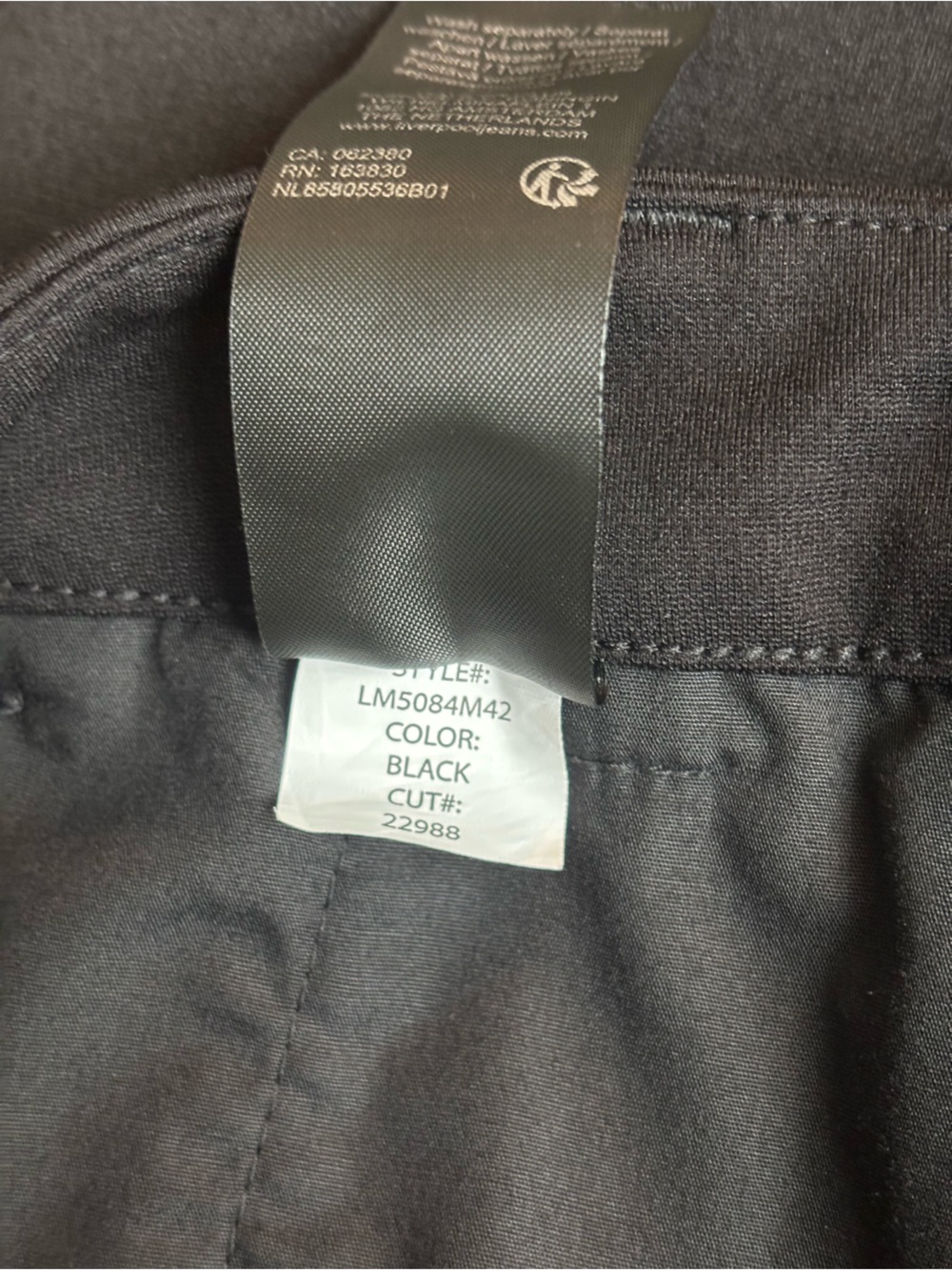 Liverpool Los Angeles Kelsey Trouser Black Stretch Ponte Pants 12 Career - Picture 12 of 12